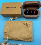 Mylywoo Walnut Guitar Pick Holder Set With 1 Rosewood And 6 Celluloid. Fixed Price $23.75.