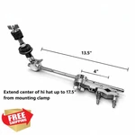 Aias Auxiliary Hi-hat Arm, Adjustable Drum Hardware Mount. Fixed Price $104.95.