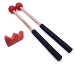 Tuoren 1 Pair Tongue Drum Mallets With Bracket Handpan Sticks Rubber Red. Fixed Price $15.27.