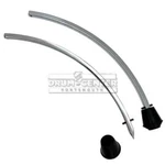 Danmar Ludwig Reproduction Curved Bass Drum Spurs For 18"-20" Bds. Fixed Price $39.99.
