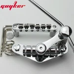 Guyker Tune-o-matic Roller Saddle Guitar Bridge+ Stop Bar Tailpiece Tremolo Cr. Fixed Price $68.00.