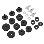 21-piece Cymbal Accessory Set - Stand Sleeves, Felts, Washers & Wing Nuts For.... Fixed Price $18.42.