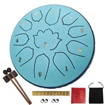 Lonchan Steel Tongue Drum 11 Notes 6 Inches, Rain For Inch, Malachite. Fixed Price $35.82.