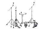 Mapex Mars Chrome Hardware Pack: 2 Boom Stands, Snare, Hi-hat, Double Bass Pedal. Fixed Price $609.00.