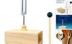 528 Hz Tuning Fork With Resonance Box, Aluminum Alloy, Wooden Mi (wood). Fixed Price $30.74.