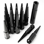 Meilunbs 1/2-20 Spiked Lug Nuts, 3/4" Hex Closed End Nut With 1 Socket Key, Whee. Fixed Price $58.16.
