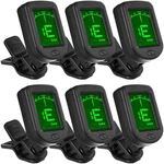 Guitar Tuner Clip On Ukulele 6 Pack For Bass Violin Banj.... Fixed Price $27.56.