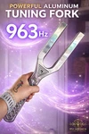 963 Hz Solfeggio Crown Chakra Tuning Fork Handmade Sound Healing Therapy Tool. Fixed Price $296.65.