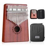Gecko Kalimba 17 Keys Thumb Piano With Waterproof Protective Box, Tune Hammer.... Fixed Price $44.13.