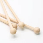 Biaungdo 4 Pack 8.7" Wood Mallets Percussion Sticks, 8.7inch, Wooden. Fixed Price $7.56.