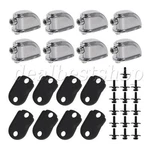 8pcs Single End Triangle Snare Drum Lugs 1.02" Hole Spacing W/ Gasket. Fixed Price $26.68.