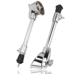 2 Pcs Bass Drum Legs, Silver Steel 16mm Anti-skid Stand Feet, Profession.... Fixed Price $65.73.