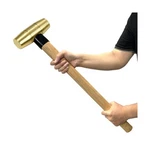 Wedo Brass Hammer - 8lb Sledge Mallet, Wooden Handle, 700mm, Die-forged, Corr.... Fixed Price $224.74.