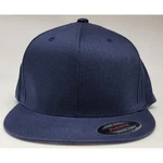 Flexfit Yupoong Navy Blue Flat Bill Hat L-xl Blank Structured Cap 6210. Fixed Price $16.00.