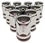 Coyote - 10 1/2 Lug Nuts Chrome Acorn Bulge Wheel Nut Closed End Lugnuts 1/2x20. Fixed Price $17.99.