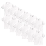 Gildan Youth Ultra Cotton T-shirt, Style G2000b, Multipack, Medium, White. Fixed Price $56.48.