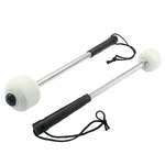Waziaqoc 2pcs Bass Drum Mallet, 11.81 Inch Wool Felt Head Black Handle Cover. Fixed Price $13.74.