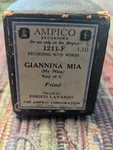 Ampico Friml Giannina Mia Enrico Lavarro 1211 Player Piano Roll. Fixed Price $9.99.