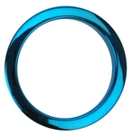 Bass Drum O's - Hcb4 4" Blue Chrome. Fixed Price $13.99.