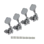 Fleor Set 4l Open Style Bass Tuning Peg Machine Head Left Handed Tuner Chrome. Fixed Price $24.59.