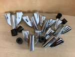 Ludwig P2300rp 2300 Bass Kick Drum Hoop Claw Parts Lot Of 6x W/ Nylon Washers. Fixed Price $30.00.
