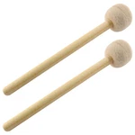 2 Pcs Drum Mallet 13.22 Inches Length, Wool Felt Stick, Anti-slip Beige. Fixed Price $26.99.