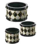 Regency Vp Diamond Glitter Drum Set Nutcracker Decor. Fixed Price $53.00.