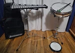 Complete Ludwig Student Percussion Kit Bells, Snare, Stands, Pad & Bag. Fixed Price $118.18.