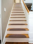 Aucuda Comme Rug Non-slip Brown Tread Bullnose Carpet Indoor Set Of 10. Fixed Price $44.00.