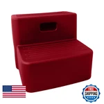 Horsemen's Pride Horsemens 2-step Mounting Step Red 009 Rd. Fixed Price $135.48.