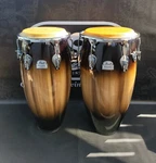 Pearl Elite Congas Set Quinto 11" & Tumba 12.50" Mocha Burst (clearense). Fixed Price $1670.00.