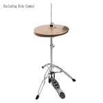 Drum Hi-hat Cymbal Stand Double Braced Chrome High Hat Silver & Black. Fixed Price $31.99.