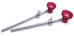 Jiayouy 2 Pieces Bass Drum Pedal Beater Aluminum Alloy Hammer Head Red. Fixed Price $24.98.