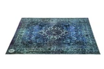 Drum N Base Vintage Persian Style Rug 5.34' X 4.65' Blue. Fixed Price $149.99.