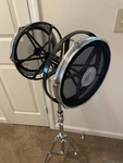 Ahead Chavez Marching Bass Drum Practice Pad, Used, With Stand. Fixed Price $200.00.