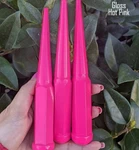 Venum Wheel 14x1.5 Spike Lug Nuts 6" Gloss Hot Pink - Powder Coated. Fixed Price $19.99.