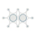 Slug Double Batter Badge Bass Drum Patch, Sliver (new). Fixed Price $32.90.