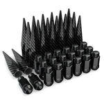 Spikes Lug Nuts, 40pcs Spike Nut Set M14 1.5 Truck Nuts Hex Wheel L. Fixed Price $94.47.