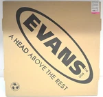 New Evans Mx2 White Series 30" Marching Bass Drum Head, Bd30mx2w, Old Logo. Fixed Price $70.00.
