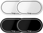 Facmogu 4pcs Double Bass Drum Pedal Head Patches, Black&white. Fixed Price $23.99.