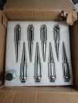 Coyote Spline Spike Lug Nuts Wheel Inst Kit 14mm 2.00 Chrome 20pcs. Fixed Price $39.99.