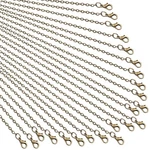 Tecunite 24 Pack Bronze Link Cable Chain Necklace Diy 20 Inch, Gold. Fixed Price $12.44.