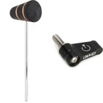 Low Boy Standard Wood Bass Drum Beater With 10/32" Power Switch - Black, Copper. Fixed Price $60.00.