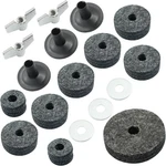 18 Pcs Grey Cymbal Replacement Accessories Set, Stand Felts Hi-hat Cup Fe. Fixed Price $11.99.