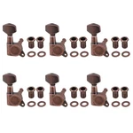 Yibuy 4x3.7cm Bronze Full Closed Tuning Pegs Machine Heads Guitar Tuners.... Fixed Price $20.31.