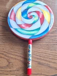 Remo Lollipop Drum 10" Kids Learning Percussion Instrument On Baby Einstein. Fixed Price $16.99.