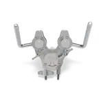 Dw Ball Clamp W/ 1 Inch Tube Top Of Chrome Double Bdm. Fixed Price $139.99.