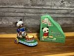 Vintage Drumming Panda Clockwork Tin Toy No Drum Key China. Fixed Price $14.99.