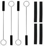 Piutouyar 8 Pack Black Piano Tuning Mute, Triangular Tuner Rubber.... Fixed Price $11.87.