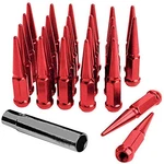 Hunting Horse 24pc Spike Lug Nut 14x2 Red 4.4 Tall Offroad Extended Metal Lugs. Fixed Price $114.21.